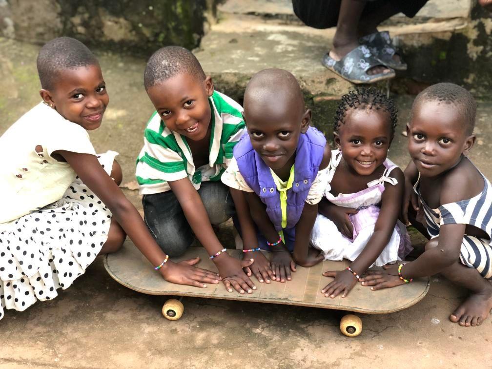 Early days of the Kampala Skateboard Initiative